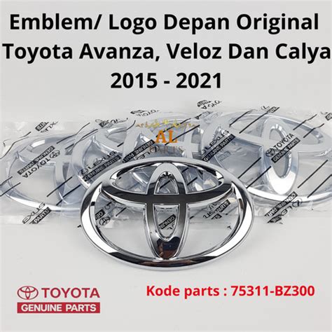 Jual Emblem Logo Depan Original Toyota Avanza Veloz Dan Calya