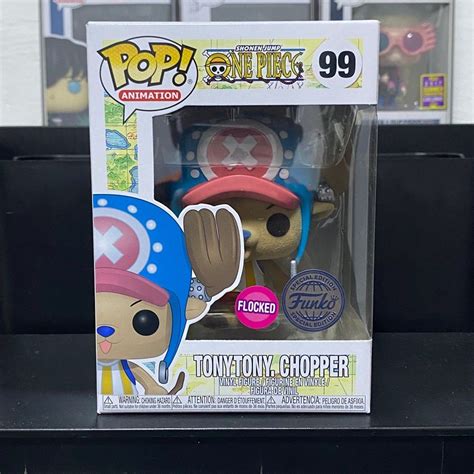 Funko Pop Flocked Chopper One Piece Anime Hobbies Toys Toys Games