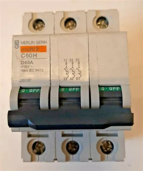 Interruttore Magnetotermico Merlin Gerin Schneider Multi C H