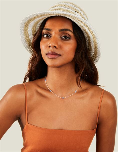 Stripe Bucket Hat Hats Accessorize Uk