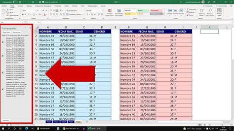 Cómo COMBINAR TABLAS con el PORTAPAPELES en Excel Truco para