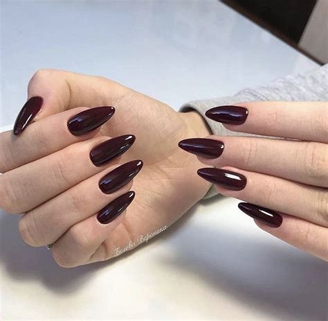 Pin By Meghan™️ On Polished Wine Nails Red Acrylic Nails Burgundy Nails