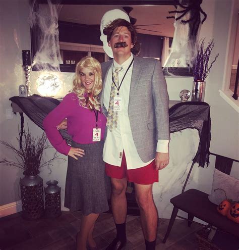 Anchor man costumes. Ron Burgundy and Veronica Corningstone couples costume | Halloween outfits ...