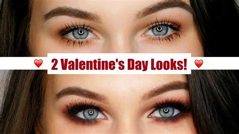 Valentine S Day Makeup Tutorial 2 Looks Beginner Friendly Youtube