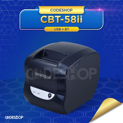 Jual Printer Thermal Codeshop CBT 58ii Cetak Struk Kasir Toko