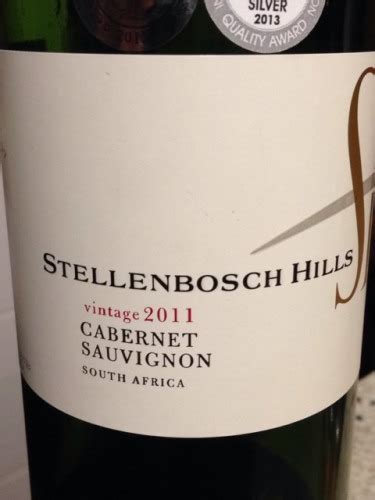 2011 Stellenbosch Hills Cabernet Sauvignon Vivino US