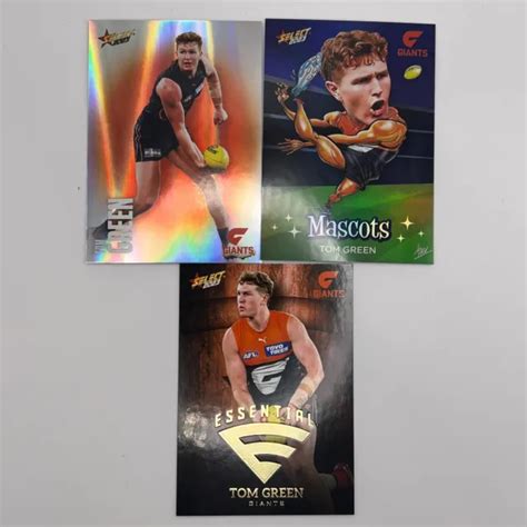 2023 Afl Select Footy Stars Gws Giants Tom Green Mascots Essential