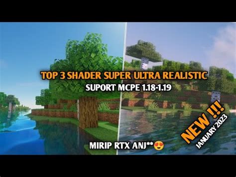 SHADER MIRIP RTX TOP 3 SHADERS MCPE REALISTIC Shaders For Mcpe 1