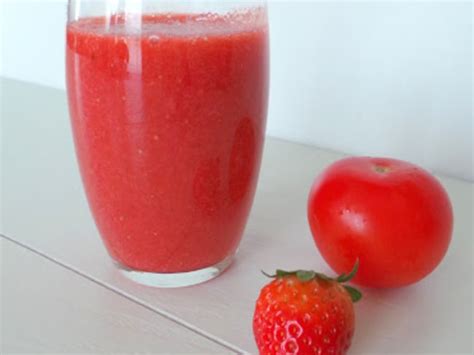 Smoothie Tomates Fraises Recette Smoothie Tomates Fraises