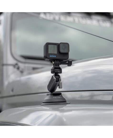 Pgytech Action Camera Suction Cup Mount With Caplock Ball Head