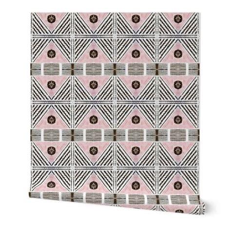 Fijian Tapa 41 Wallpaper Wallpaper Design 24 Custom Fabric