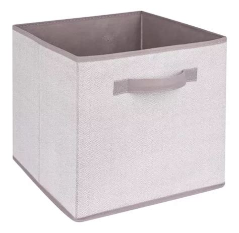 Caja Plegable Organizadora Multiusos Almacenaje 30x30 Cm Color Gris