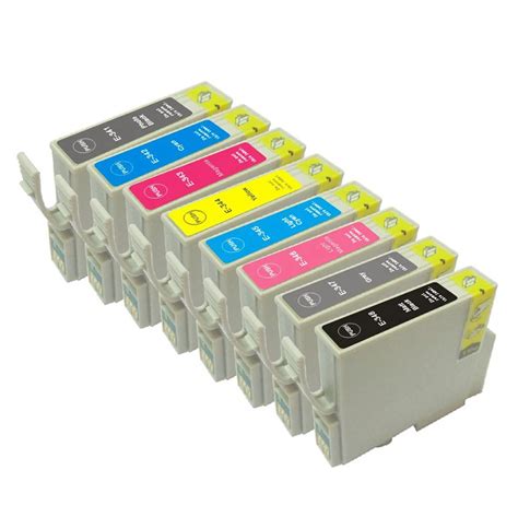 8PK Compatible Ink Cartridges T0341 T0348Full ink For Epson Stylus ...