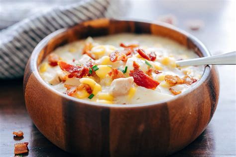 Instant Pot Chicken Potato Corn Chowder with Bacon