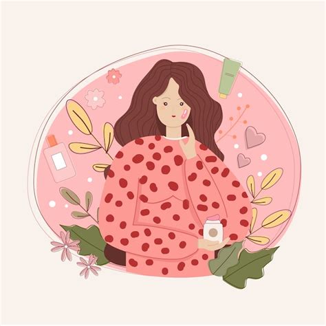 Premium Vector Flat Illustration Woman