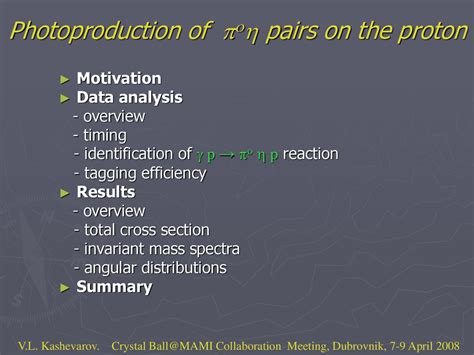 Photoproduction Of Poh Pairs On The Proton Ppt Download