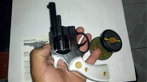 Pistola Revolver Antiguo De Salva 4 5 Meses Sin Intereses