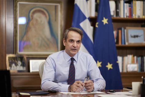 Prime Minister Kyriakos Mitsotakis Interview On Cnn With Journalist