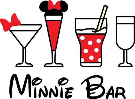 Minnie Bar Svg Disney Svg Disney Castle Svg Mickey Minnie Inspire Uplift