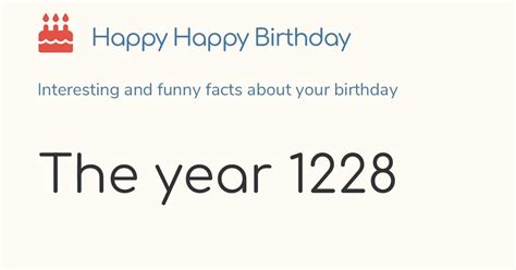 year  calendar history  birthdays