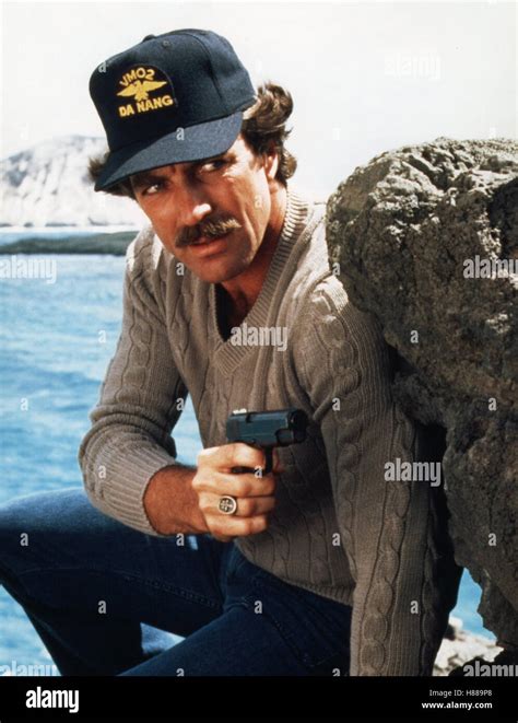 Magnum Magnum Pi Usa 1986 Tom Selleck Stichwort Pistole