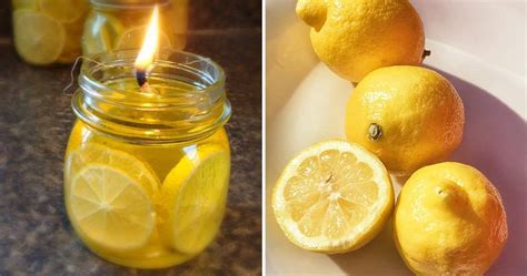 Comment Faire Des Bougies Avec Des Citrons Pour Parfumer Toute La