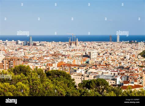 Barcelona City View From Sky Gaby Serra