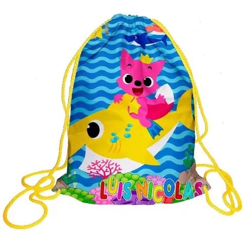 10 Morralito Dulcero Bolo Fiesta Infantil Baby Shark 1 MercadoLibre