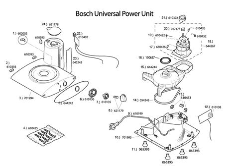 Bosch Universal Plus Parts - Mixer Parts - Bosch Mixer