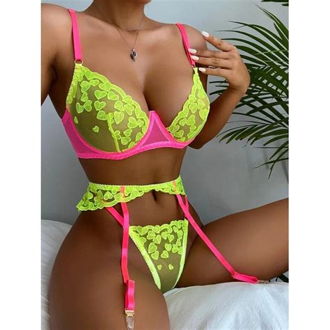 Acquista Set Reggiseno Push Up Sexy Perizoma In Pizzo Lingerie Set