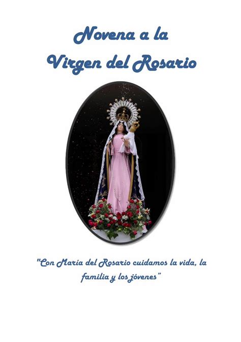 Pdf Novena A La Virgen Del Rosario Arquimendoza Org Ar Novena De