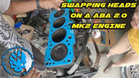 Ian S MK2 GTI Swapping Heads On An ABA Motor YouTube