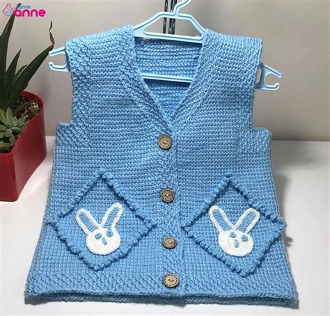 Tunisia Business Rabbit Baby Vest Pattern For Free Knitting Crochet Love