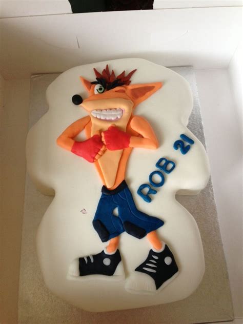 Crash Bandicoot Cake Crash Bandicoot Amazing Cakes Sweet Cakes