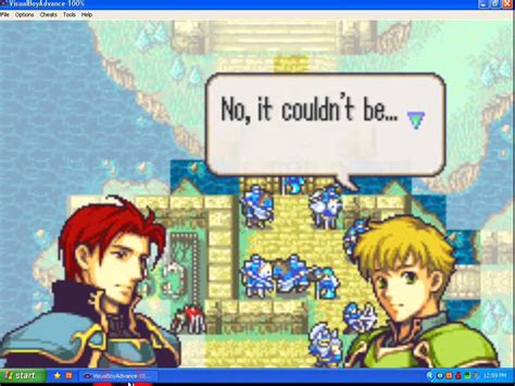 Franz Talk Seth Support A Fire Emblem 8 VBA YouTube