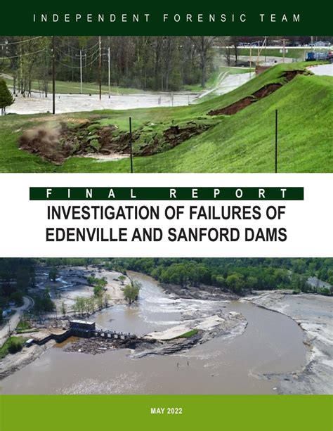 Final Report Says Edenville Dam Failure Was Preventable Casts Broad