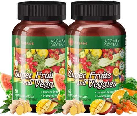 Aegabe Super Fruits And Veggies Combines 36 Types Of 100