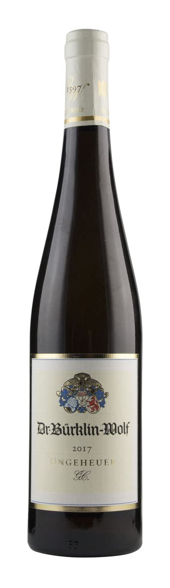 Bürklin Wolf Ungeheuer Riesling G C 2017 Vinmonopolet