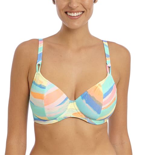 Freya Summer Reef Plunge Underwire Bikini Top Hh Aqua