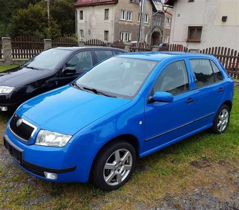 Modr Koda Fabia Tdi Kw R V Ukradeno Odcizeno