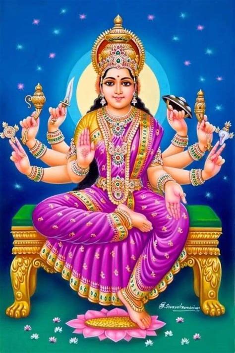 Pin By Sridhar Srinivasan On Art Work Lakshmi Images Hindu Art