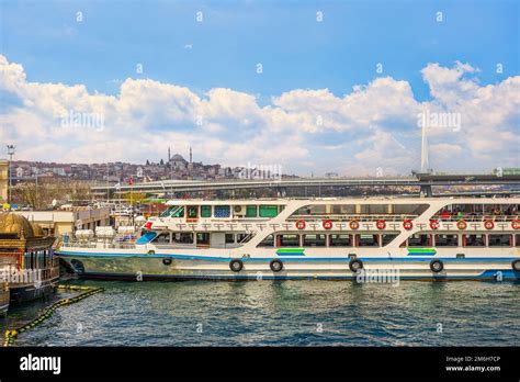 Touristic boat in Istanbul Stock Photo - Alamy