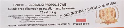 Czopki globulki propolisowe z glistnikiem jaskółcze ziele naturalne