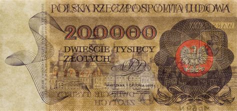 Banknot 200000 złotych Muzeum Papiernictwa w Dusznikach Zdroju