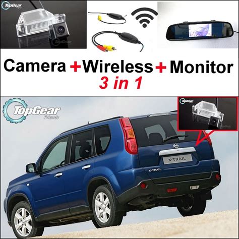 3 In1 Special Rear View Camera Wireless Receiver Mirror Monitor DIY