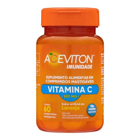 Aceviton Imunidade Vitamina C G C Comprimidos Suplemento