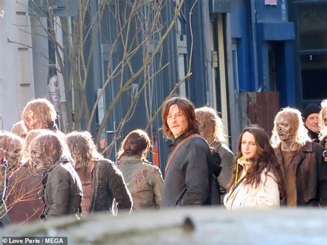 Norman Reedus Gets Into Character As Daryl Dixon As He Films The