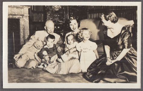 Dwight Eisenhower & family 1952 campaign RPPC postcard