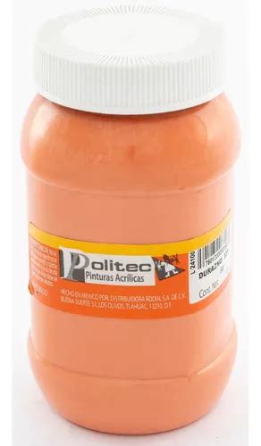 Pintura Acrilica Politec 500 Ml Acrilico Colores A Escoger Color