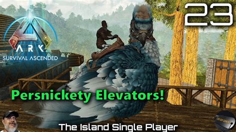 Ark Survival Ascended The Island E Persnickety Elevators Youtube